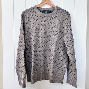 J.Crew Wool Crewneck men’s sweater color brown size medium